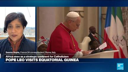 Pope Leo visits Equatorial Guinea