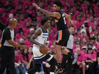 Timberwolves edge Spurs in Game 1
