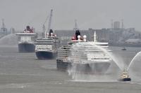 Cunard's Four Queens assembly