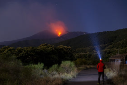 Mount Etna Erupts, Flights Grounded