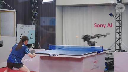 Sony AI robot beats ping-pong pros