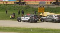 School Bus Crashes Off Yellowhead Trail