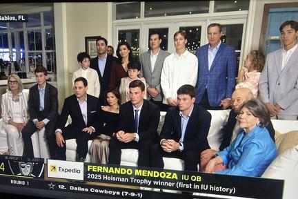 Fernando Mendoza Goes No. 1