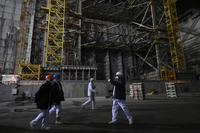 Russia targets Chernobyl dome