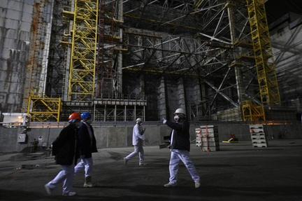 Russia targets Chernobyl dome