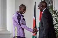 Sabastian Sawe's hero's welcome