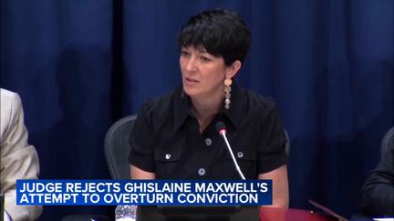 Judge rejects Ghislaine Maxwell's conviction appeal
