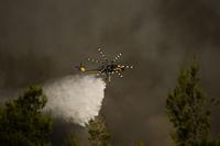 Greek fire‑fighting helicopters collide