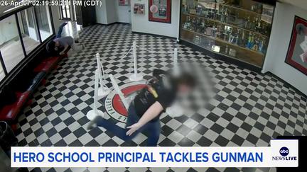 Hero Principal Tackles School Gunman