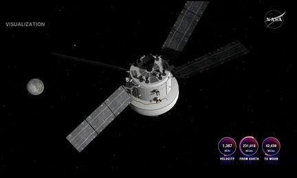 Artemis II enters lunar sphere