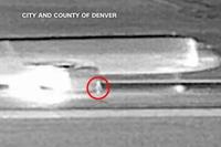 Frontier plane hits runway pedestrian