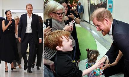 Prince Harry and Meghan in Australia