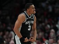 Spurs beat Blazers without Wemby