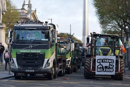 Irish Fuel Protests Clear Dublin