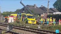 Train Hits School Bus in Belgium