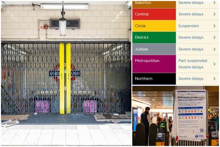 London Tube Strikes Bring Chaos