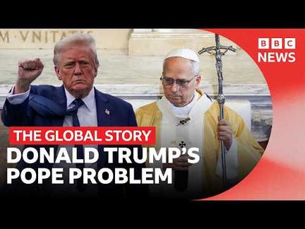 Trump and Pope Leo XIV Feud
