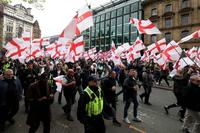 Britain First march in Manchester