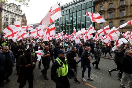 Britain First march in Manchester