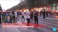 PSG Wins Champions League, Paris Celebrates