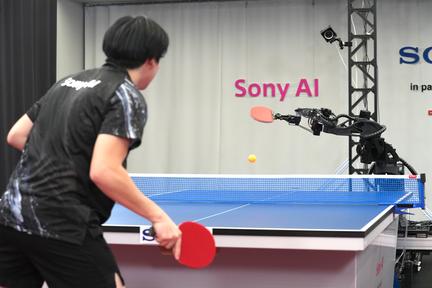 AI Robot Milestone in Table Tennis