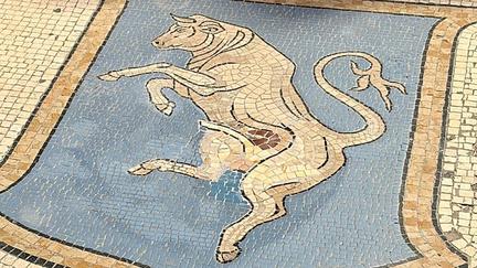 Milan's Bull Mosaic Restored