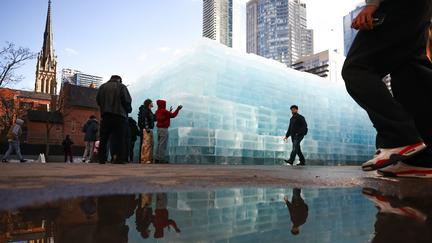 Drake's 'Iceman' ice sculpture
