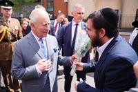 King Charles visits Golders Green