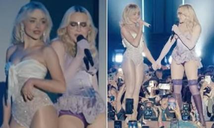 Madonna joins Sabrina Carpenter at Coachella