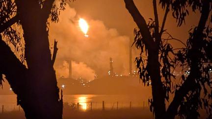 Geelong Oil Refinery Fire