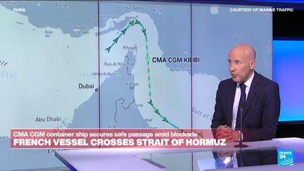 French ship crosses Strait of Hormuz