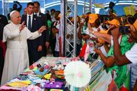 Pope Leo Greets Crowds in Africa