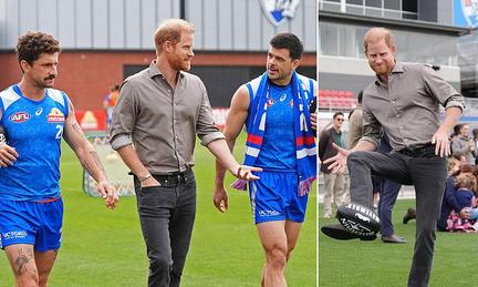Prince Harry visits Melbourne