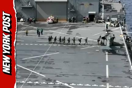 U.S. boards sanctioned oil tanker