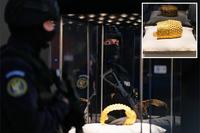 Priceless golden helmet returned to Romania