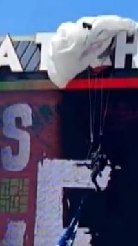 Skydiver rescued at Virginia Tech