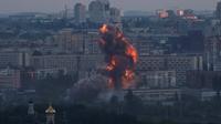 Russia strikes Kyiv in retaliation