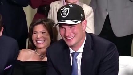 Raiders select Mendoza first in NFL Draft
