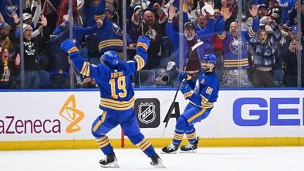 Sabres Win First Playoff Game
