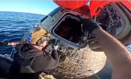 Artemis II astronauts return home