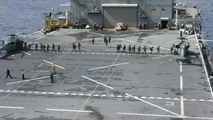 US Forces Board Sanctioned Tanker